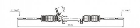 Рулевой механизм GENERAL RICAMBI PE4039 (фото 1)
