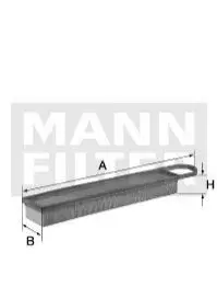 Повітряний фільтр MANN C 35 006 (фото 1)