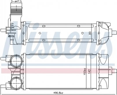 ИНТЕРКУЛЕР FORD NISSENS 961485 (фото 1)