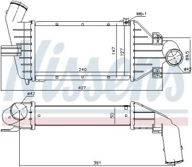 Радиатор наддува NISSENS 96863
