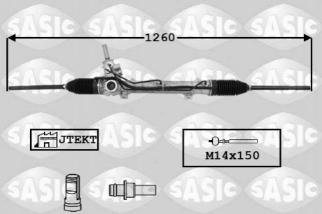 Кермовий механізм SASIC 7170041