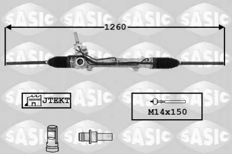 Фото кермовий механізм SASIC 7170041 Кермовий механізм SASIC 7170041