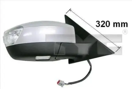 Зовнішнє дзеркало TYC 310-0126