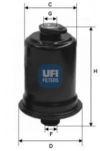 Паливний фільтр UFI 31.712.00