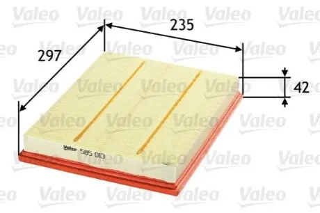 Повітряний фільтр Valeo 585013