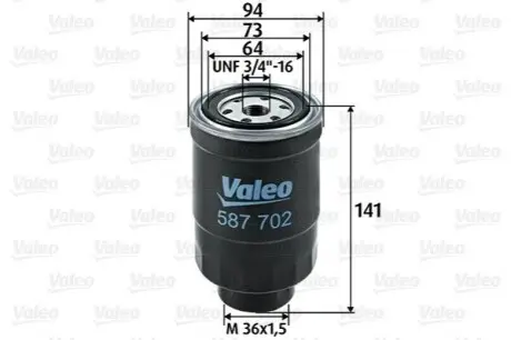 Паливний фільтр Valeo 587702