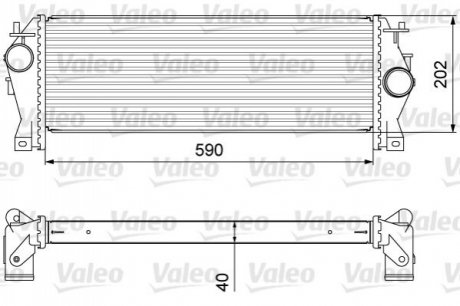 Радиатор наддува Valeo 818340