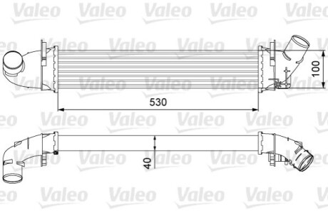 Радіатор наддуву Valeo 818544