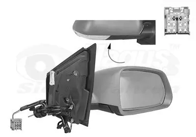 Наружное зеркало Van Wezel 5828814