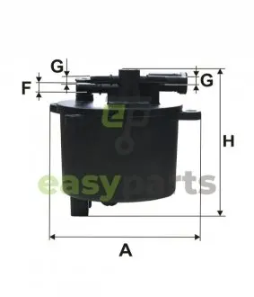 Фільтр паливний Citroen C5/C6/Ford Mondeo 2.2 TDCI/HDi 06- WIX FILTERS WF8397