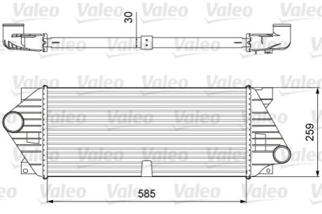 Радіатор наддуву Valeo 818635