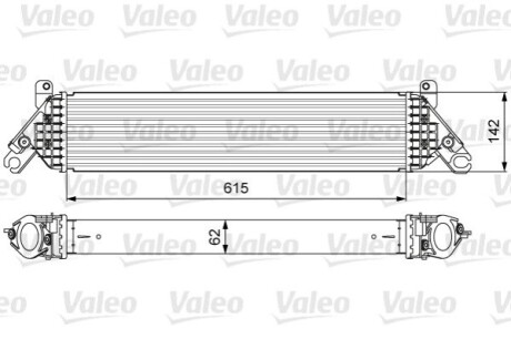 Радіатор наддуву Valeo 818630