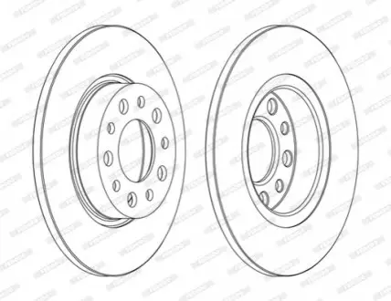 Тормозной диск FERODO DDF1450C