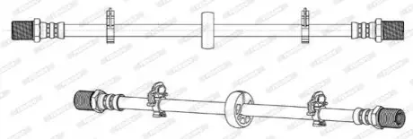 Тормозной шланг FERODO FHY2797
