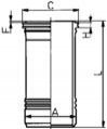 Гильза цилиндра KOLBENSCHMIDT 88429110