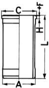 Гільза циліндра KOLBENSCHMIDT 88850110