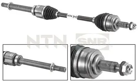 Полуось Renault SNR NTN DK55.058