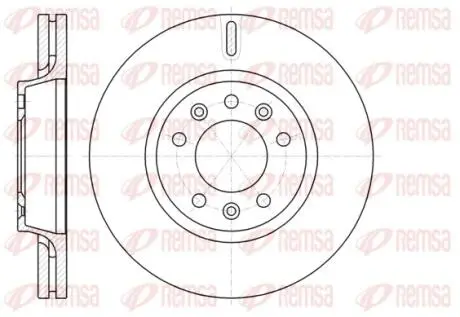 Диск тормозной REMSA 61052.10