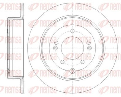 Диск гальмівний REMSA 61779.00