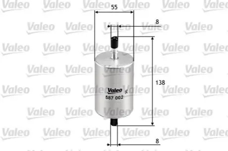 Фільтр паливний Valeo 587002