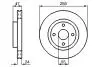 Диск гальмівний передн. MAZDA 323F 1,9 16V/2,0D/TD 93- BOSCH 0 986 478 989 (фото 1)