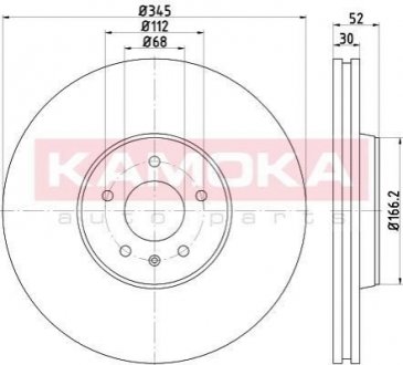 Гальмiвнi диски KAMOKA 103310