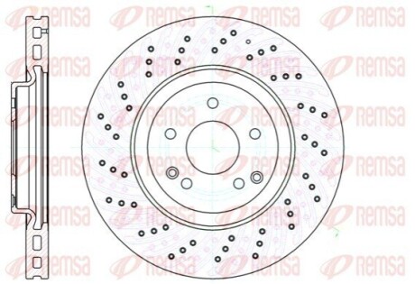 Тормозной диск REMSA 61138.10