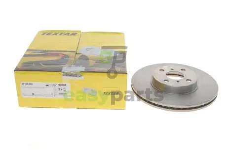 Диск гальмівний (передній) Toyota Corolla/Yaris 06- (275x22) TEXTAR 92156200