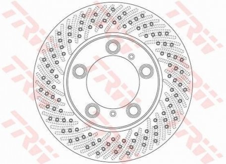 Гальмівний диск TRW DF6413S