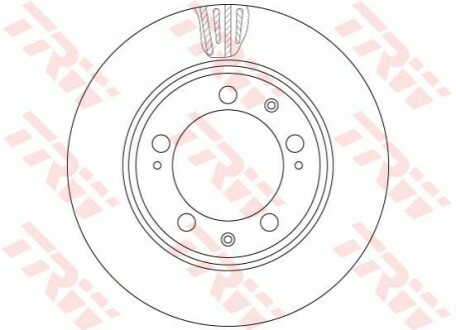 Гальмівний диск TRW DF6484S