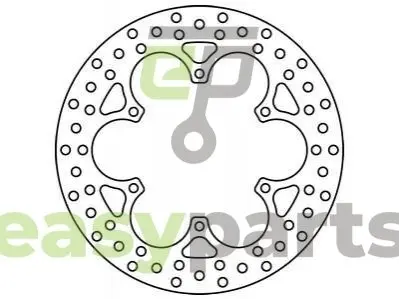 Фото тормозной диск TRW MST233 Тормозной диск TRW MST233
