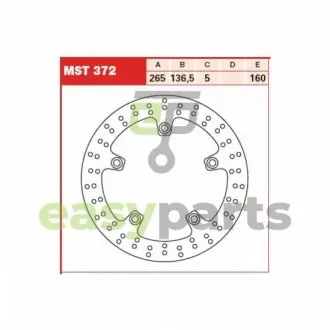 Фото тормозной диск TRW MST372 Тормозной диск TRW MST372