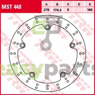 Тормозной диск TRW MST448