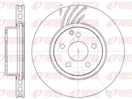 Тормозной диск REMSA 6677.10
