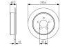 Диск гальмівний зад. CHRYSLER PT BOSCH 0 986 479 A80 (фото 1)