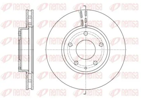 Тормозной диск REMSA 61573.10