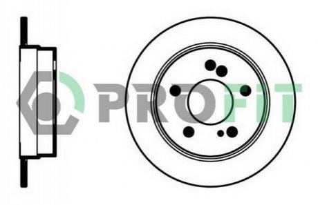 Гальмівний диск PROFIT 5010-0122 (фото 1)