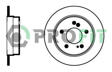 Гальмівний диск PROFIT 5010-0122