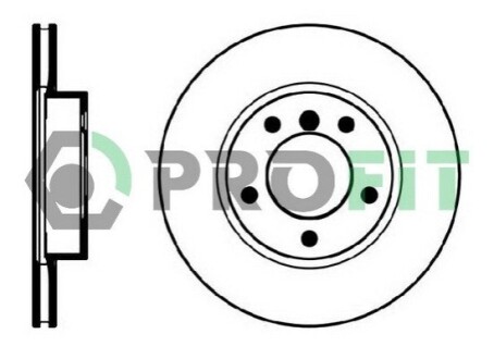 Тормозной диск PROFIT 5010-0258 (фото 1)