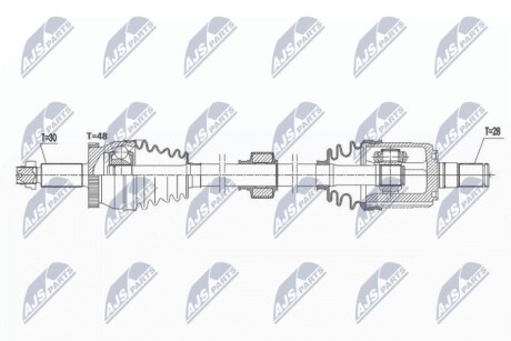 ПРИВОДНОЙ ВАЛ NTY NPW-HY-577