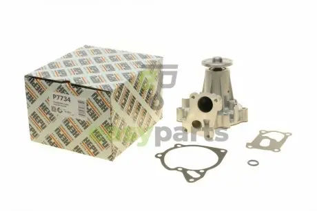Помпа води Mitsubishi L200/Pajero 2.5TD 92-07/Pajero Sport 2.5TD 98-/Hyundai H-1 2.5D/TD/TCI 97-07 HEPU P7734