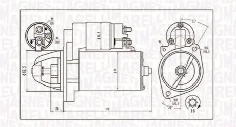 СТАРТЕР VW MAGNETI MARELLI MQS1202