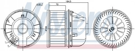 БРОД ДМУЧАВА NISSENS 87817