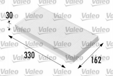 Фільтр салону Opel Combo 1.3CDTI/1.7DI/CDTI 01- Valeo 698711