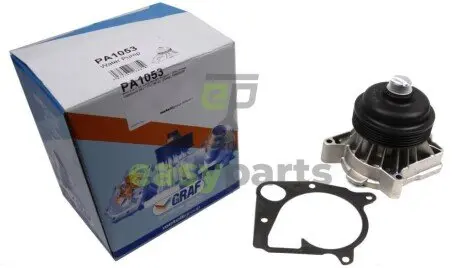 Помпа води BMW 3/5/7/X5 330d/xd/525d/530d/730d/3.0d 98-05/Opel Omega B 2.5TDI (R/B) (6 лоп.) (5 кан) GRAF PA1053