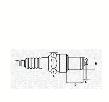 ВИКА ЗАПЖ. MAGNETI MARELLI 062000770304 (фото 1)