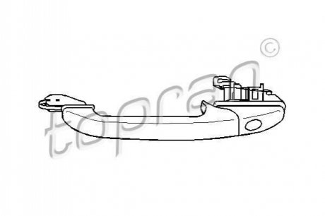 Ручка дверей TOPRAN / HANS PRIES 107 536