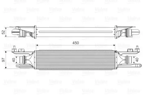 ПРОМЕЖУТОЧНЫЙ ОХЛАДИТЕЛЬ Valeo 818578