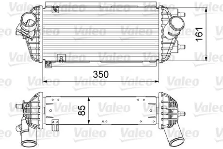 ПРОМЕЖУТОЧНЫЙ ОХЛАДИТЕЛЬ Valeo 818665