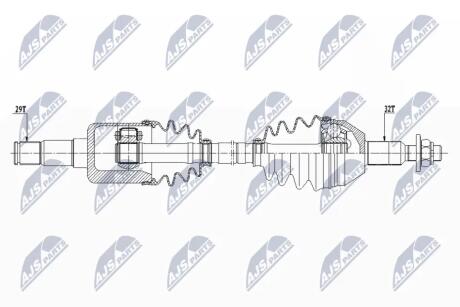 Полуось NTY NPW-CH-108